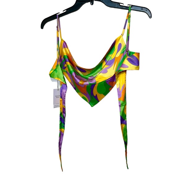 NWT Danielle Bernstein Saved by the Bell Cowl Top Sz S - Picture 8 of 16
